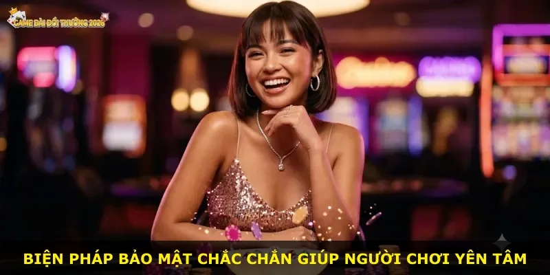 Biện pháp bảo mật chắc chắn giúp người chơi yên tâm