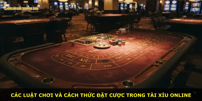 Các luật chơi và cách thức đặt cược trong tài xỉu online