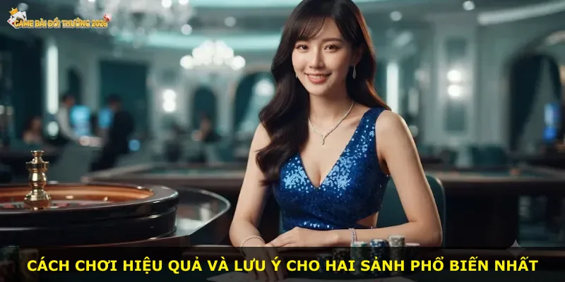 Cách chơi hiệu quả và lưu ý cho hai sảnh phổ biến nhất