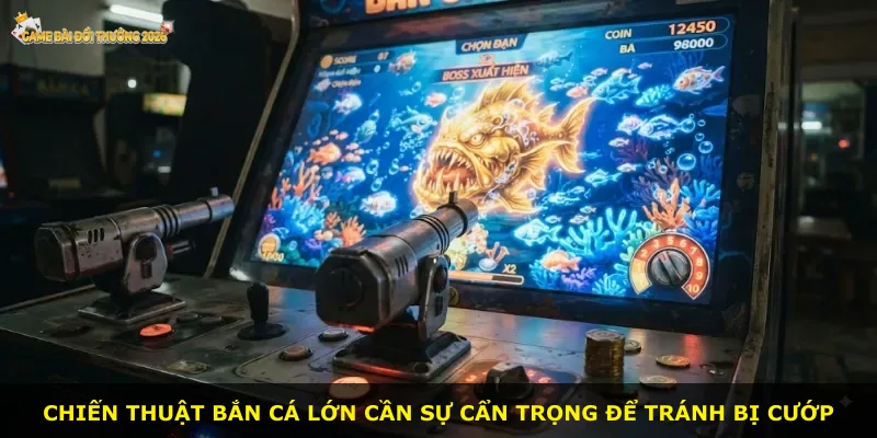 Chiến thuật bắn cá lớn cần sự cẩn trọng để tránh bị cướp