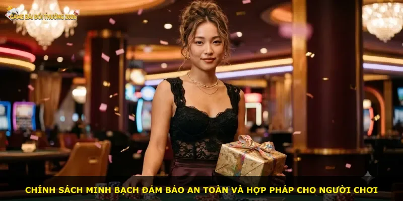 Chính sách minh bạch đảm bảo an toàn và hợp pháp cho người chơi