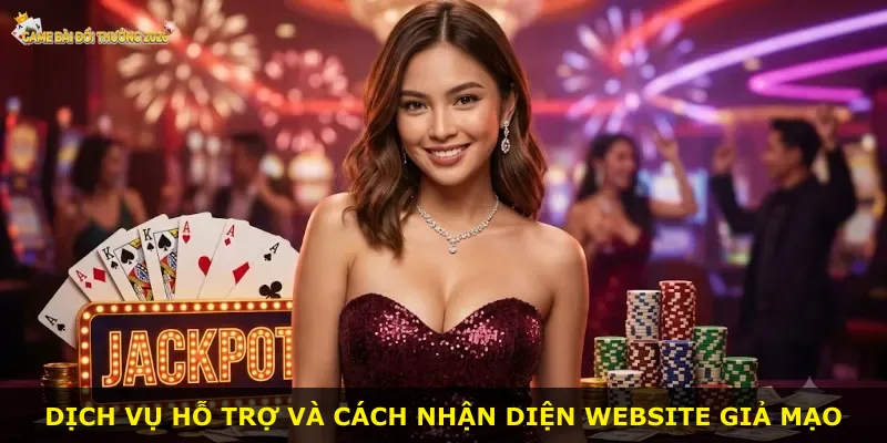 Dịch vụ hỗ trợ và cách nhận diện website giả mạo