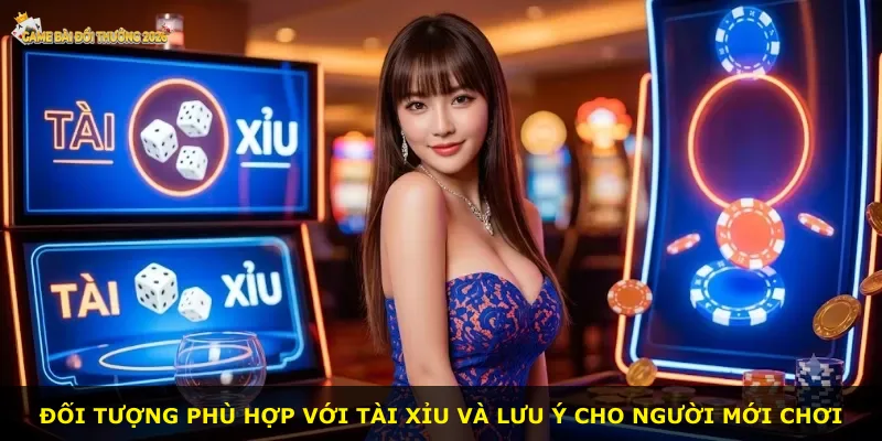 Đối tượng phù hợp với tài xỉu và lưu ý cho người mới chơi