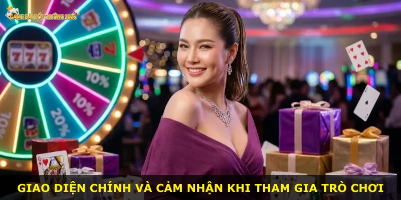 Giao diện chính và cảm nhận khi tham gia trò chơi