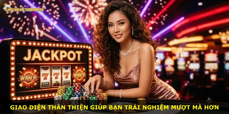 Giao diện thân thiện giúp bạn trải nghiệm mượt mà hơn