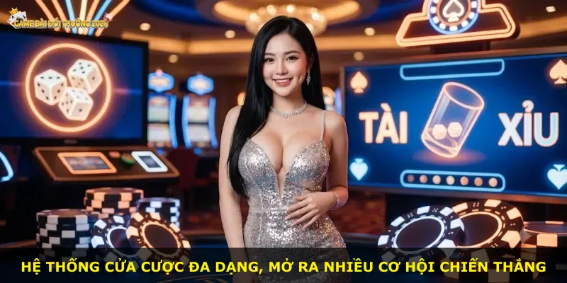 Hệ thống cửa cược đa dạng, mở ra nhiều cơ hội chiến thắng