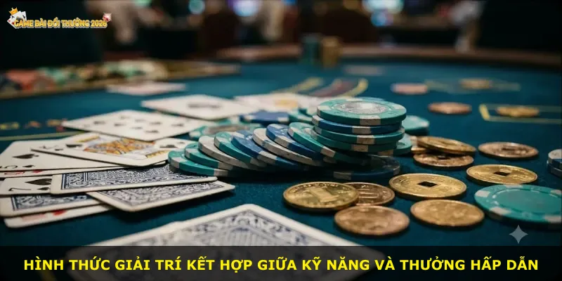 Hình thức giải trí kết hợp giữa kỹ năng và thưởng hấp dẫn
