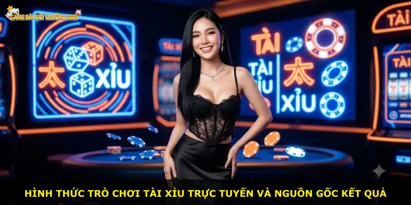 Hình thức trò chơi tài xỉu trực tuyến và nguồn gốc kết quả