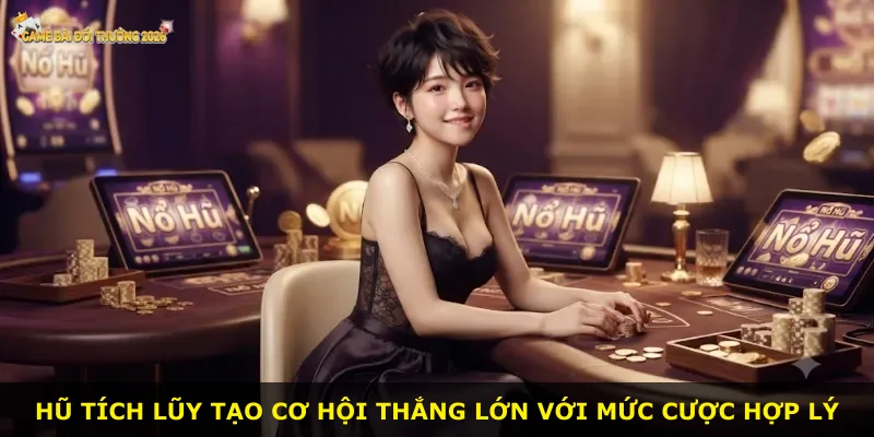 Hũ tích lũy tạo cơ hội thắng lớn với mức cược hợp lý