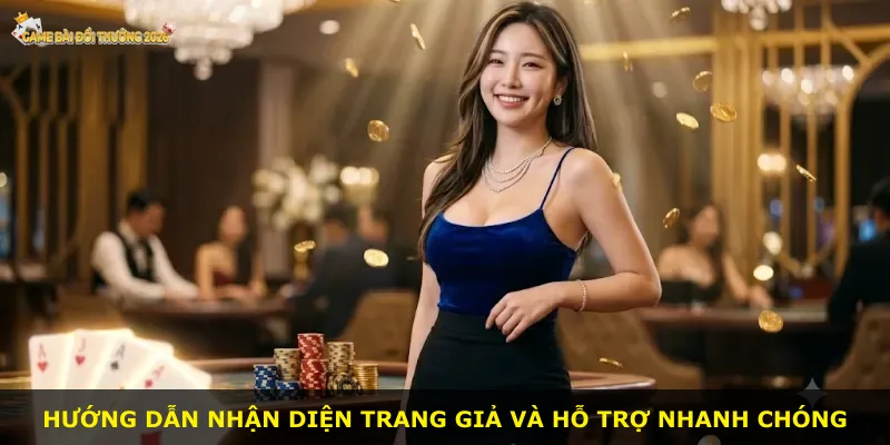 Hướng dẫn nhận diện trang giả và hỗ trợ nhanh chóng