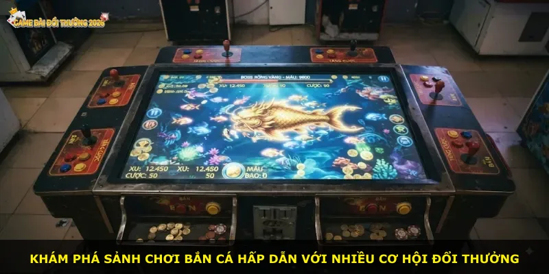 Khám phá sảnh chơi bắn cá hấp dẫn với nhiều cơ hội đổi thưởng