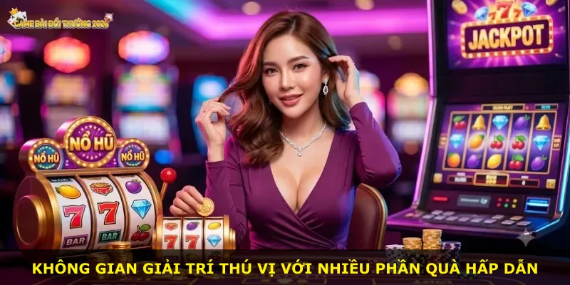 Không gian giải trí thú vị với nhiều phần quà hấp dẫn
