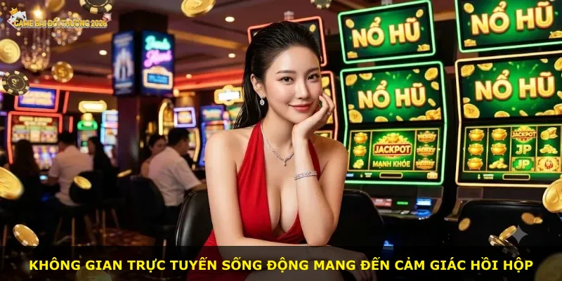 Không gian trực tuyến sống động mang đến cảm giác hồi hộp