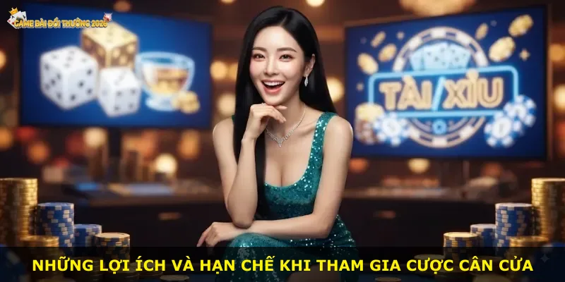 Những lợi ích và hạn chế khi tham gia cược cân cửa