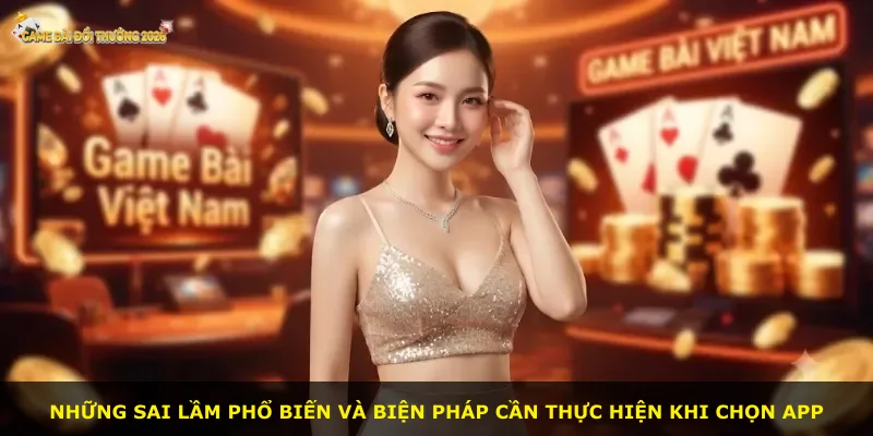 Những sai lầm phổ biến và biện pháp cần thực hiện khi chọn app