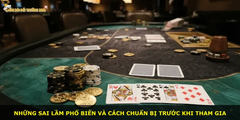 Những sai lầm phổ biến và cách chuẩn bị trước khi tham gia