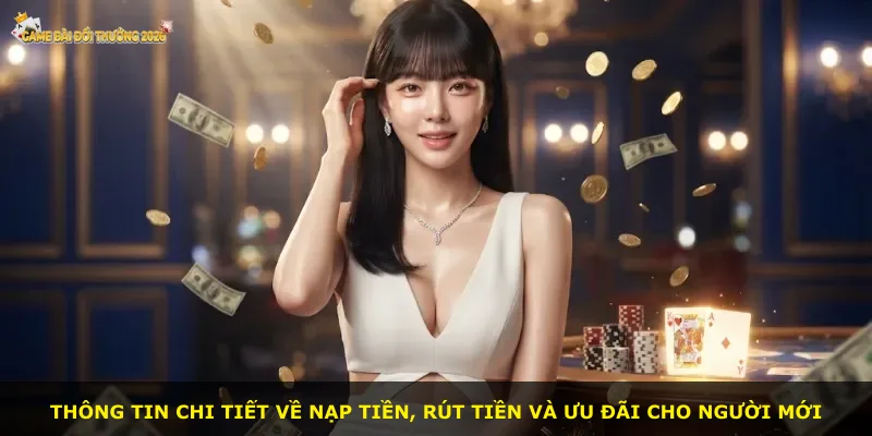 Thông tin chi tiết về nạp tiền, rút tiền và ưu đãi cho người mới
