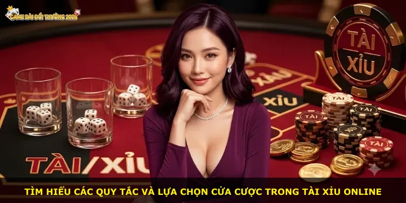 Tìm hiểu các quy tắc và lựa chọn cửa cược trong tài xỉu online