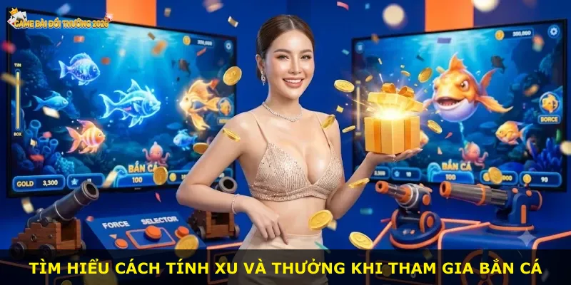Tìm hiểu cách tính xu và thưởng khi tham gia bắn cá
