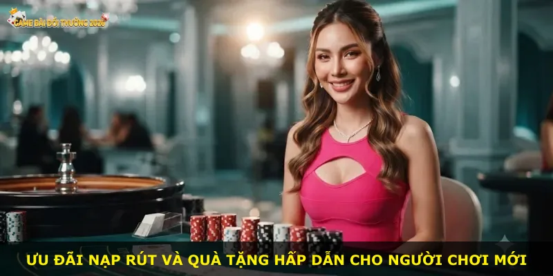 Ưu đãi nạp rút và quà tặng hấp dẫn cho người chơi mới